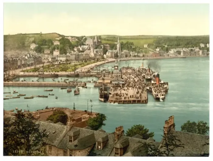 Framed Print : West Bay, Rothsay (i. e. Rothesay), Scotland Framed Print : West Bay, Rothsay (i. e. Rothesay), Scotland