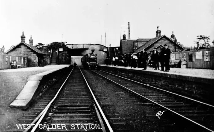 Framed Print : West Calder Railway Station, West Lothian, Scotland Framed Print : West Calder Railway Station, West Lothian, Scotland