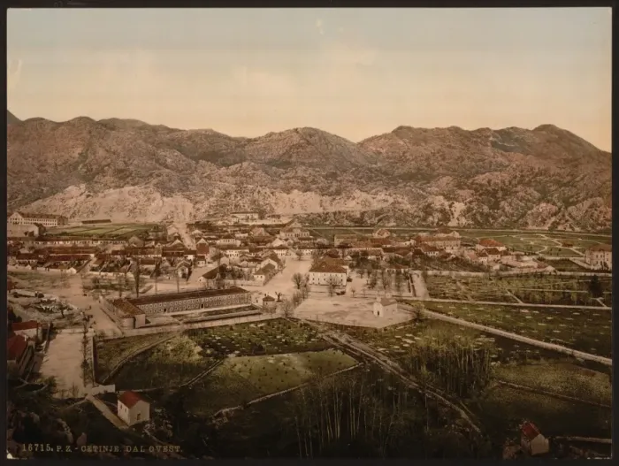 Framed Print : From the west, Cetinje, Montenegro Framed Print : From the west, Cetinje, Montenegro