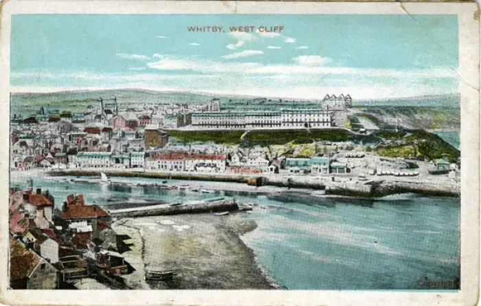 Framed Print : West Cliff, Whitby, England Framed Print : West Cliff, Whitby, England