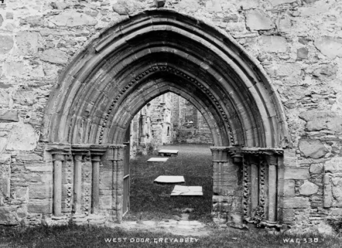 Framed Print : West Door, Greyabbey Framed Print : West Door, Greyabbey