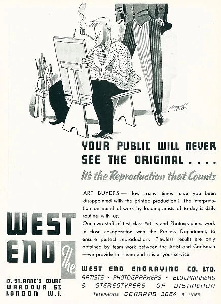 West End Engraving Advertisement