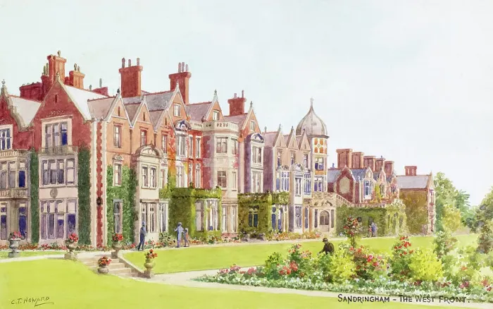 Framed Print : The West Front, Sandringham, Norfolk Framed Print : The West Front, Sandringham, Norfolk