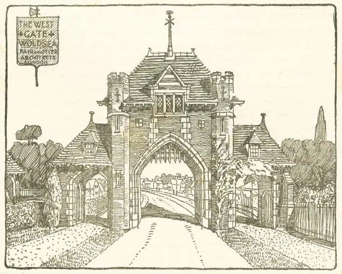 Framed Print : The West Gate Proposal, Woldsea Framed Print : The West Gate Proposal, Woldsea