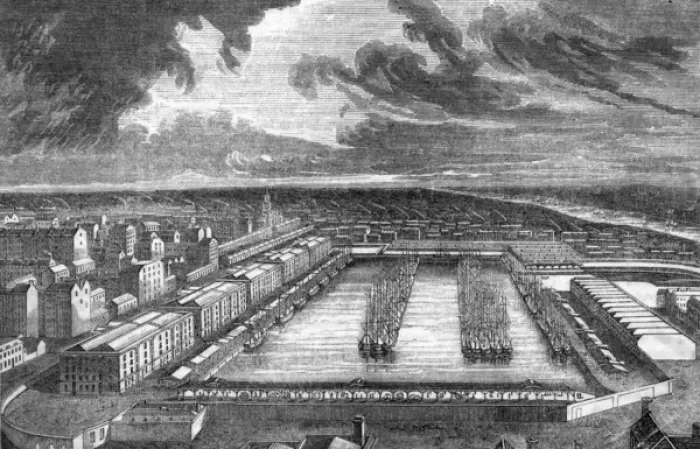 Framed Print : West India Docks, London Framed Print : West India Docks, London