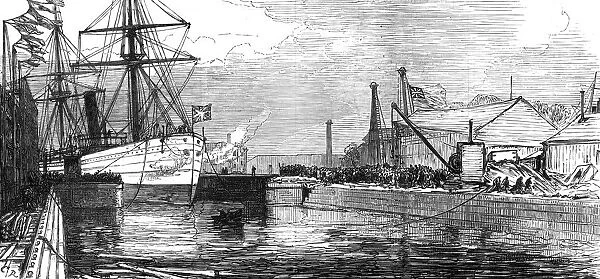 The West India Docks, London - Opening of a new Dry Dock