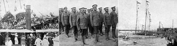 West Indies troops departing to serve in WW1