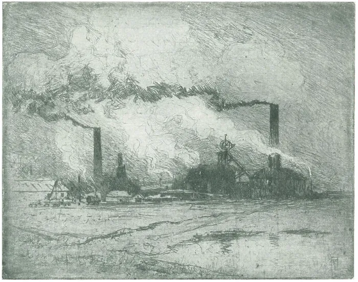 Framed Print : A West Lancashire Coal Mine Framed Print : A West Lancashire Coal Mine