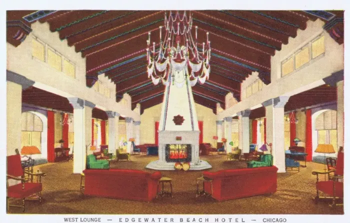 Framed Print : The West Lounge at the Edgewater Beach Hotel, Chicago, USA Framed Print : The West Lounge at the Edgewater Beach Hotel, Chicago, USA