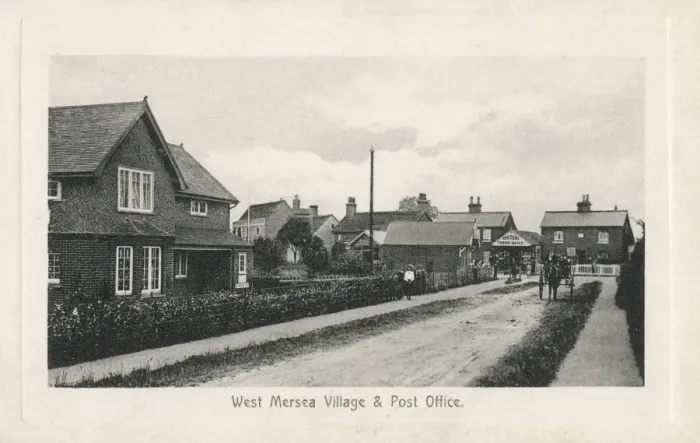 Framed Print : West Mersea Village & Post Office - Essex Framed Print : West Mersea Village & Post Office - Essex