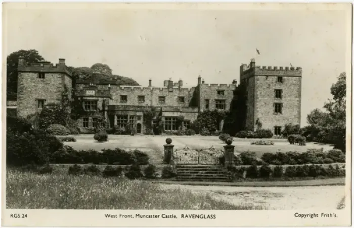 Framed Print : The West Front of Muncaster Castle, Ravenglass