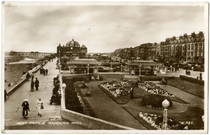 Framed Print : West Parade Gardens, Rhyl, North Wales Framed Print : West Parade Gardens, Rhyl, North Wales