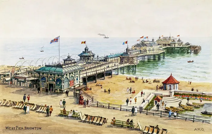 Framed Print : West Pier, Brighton, Sussex Framed Print : West Pier, Brighton, Sussex