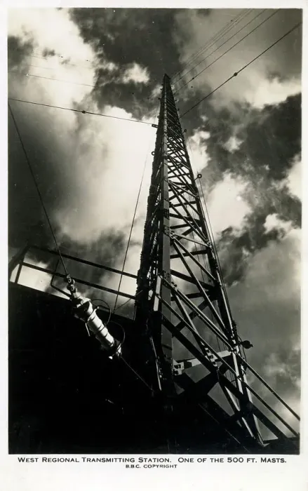 Framed Print : West Regional Transmitting Station - One of the 500ft. masts Framed Print : West Regional Transmitting Station - One of the 500ft. masts