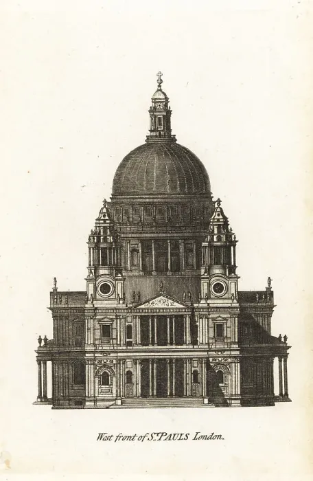 Framed Print : West front of St Paul's Cathedral, London Framed Print : West front of St Paul's Cathedral, London