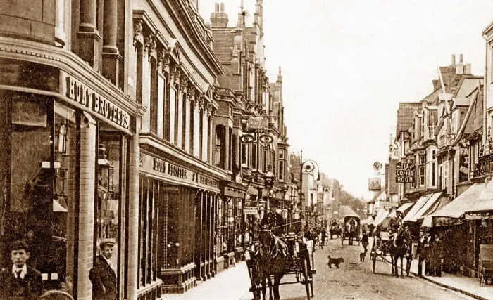Framed Print : West Street, Horsham Framed Print : West Street, Horsham