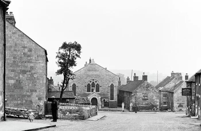 Framed Print : West Street, South Anston early 1900's Framed Print : West Street, South Anston early 1900's