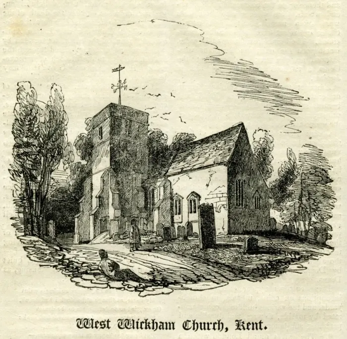 Framed Print : West Wickham Church, Kent Framed Print : West Wickham Church, Kent