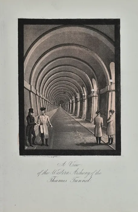 Framed Print : The Western Archway of the Thames Tunnel Framed Print : The Western Archway of the Thames Tunnel