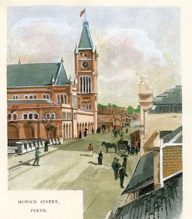 Framed Print : Western Australia - Howick Street, Perth Framed Print : Western Australia - Howick Street, Perth