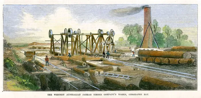 Framed Print : Western Australia - Jarrah Timber Company At Geographe Bay Framed Print : Western Australia - Jarrah Timber Company At Geographe Bay