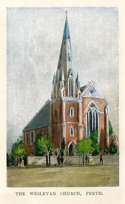 Framed Print : Western Australia - Wesleyan Church, Perth Framed Print : Western Australia - Wesleyan Church, Perth