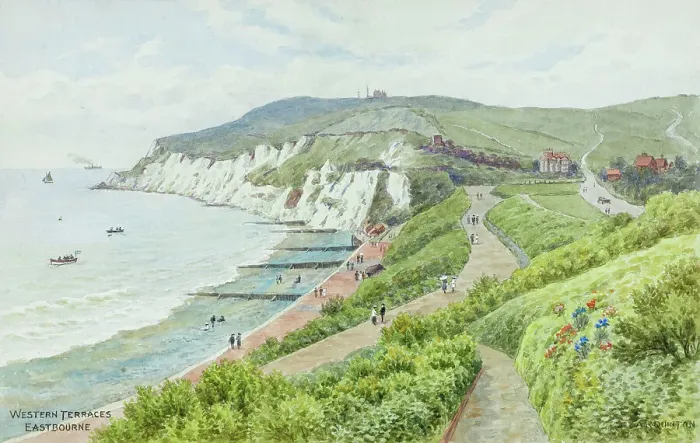 Framed Print : Western Terraces, Eastbourne, East Sussex Framed Print : Western Terraces, Eastbourne, East Sussex
