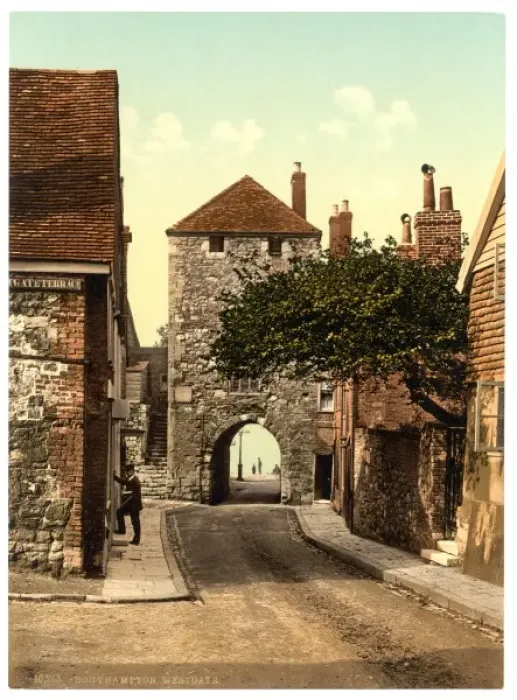 Framed Print : Westgate, Southampton, England Framed Print : Westgate, Southampton, England