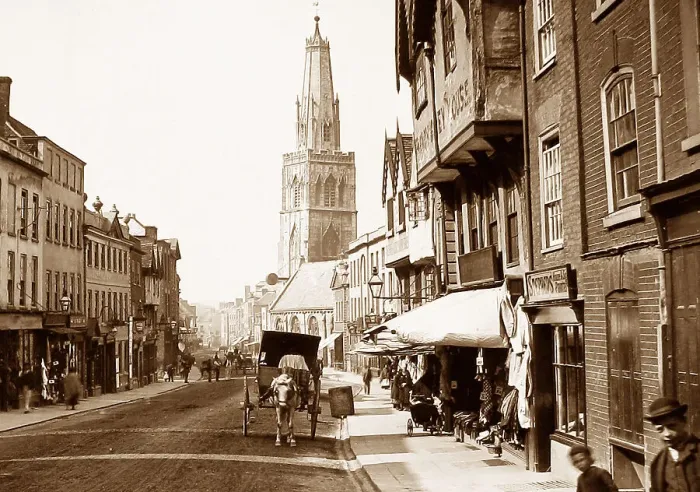 Framed Print : Westgate Street, Gloucester Framed Print : Westgate Street, Gloucester