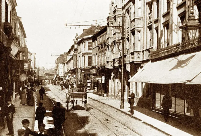 Framed Print : Westgate Street, Ipswich early 1900's Framed Print : Westgate Street, Ipswich early 1900's