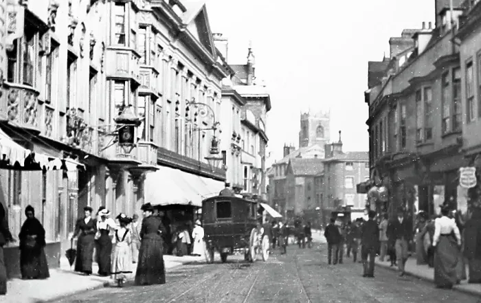 Framed Print : Westgate Street, Ipswich, Victorian period Framed Print : Westgate Street, Ipswich, Victorian period