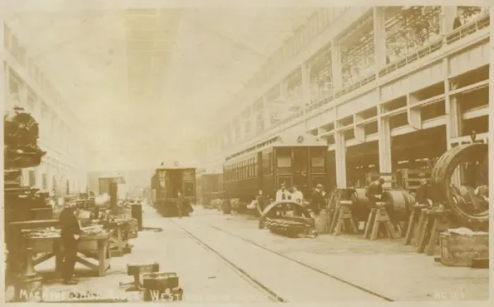 Framed Print : Westinghouse Railway Works, Manchester Framed Print : Westinghouse Railway Works, Manchester