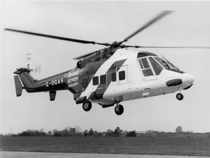 Framed Print : The third Westland 30 G-OGAS for British Airways Framed Print : The third Westland 30 G-OGAS for British Airways