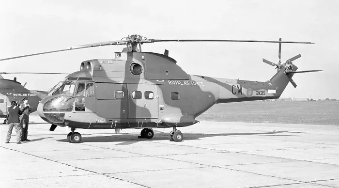 Framed Print : Westland-Aerospatiale Puma HC. 1 XW215 CM Framed Print : Westland-Aerospatiale Puma HC. 1 XW215 CM