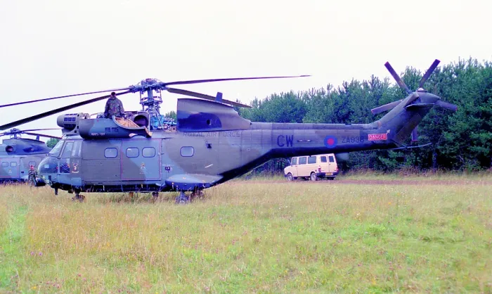 Framed Print : Westland-Aerospatiale Puma HC.1 ZA838 - CW