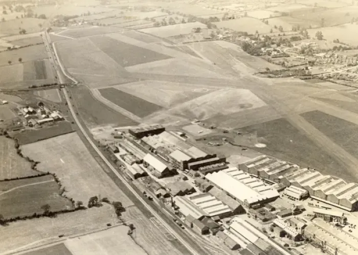 Framed Print : The Westland factory at Yeovil Framed Print : The Westland factory at Yeovil