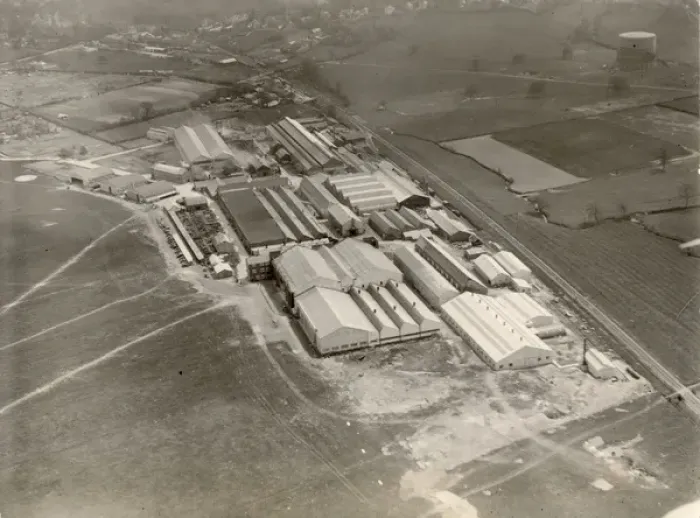 Framed Print : The Westland factory at Yeovil Framed Print : The Westland factory at Yeovil