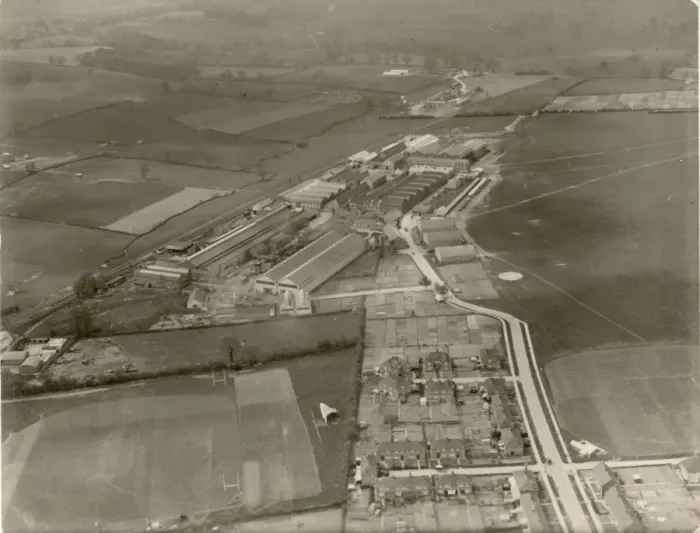 Framed Print : The Westland factory at Yeovil Framed Print : The Westland factory at Yeovil