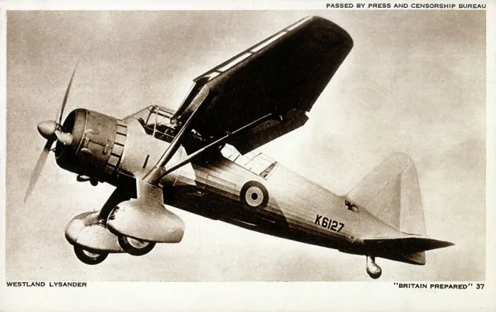Framed Print : A Westland Lysander of the Royal Air Force (RAF) Framed Print : A Westland Lysander of the Royal Air Force (RAF)