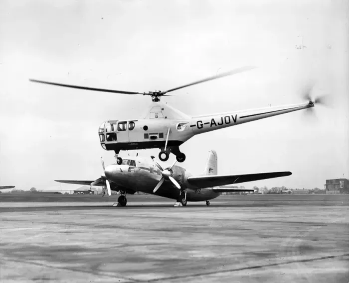 Framed Print : Westland Sikorsky S-51 G-AJOV Sir Lamorak of BEA