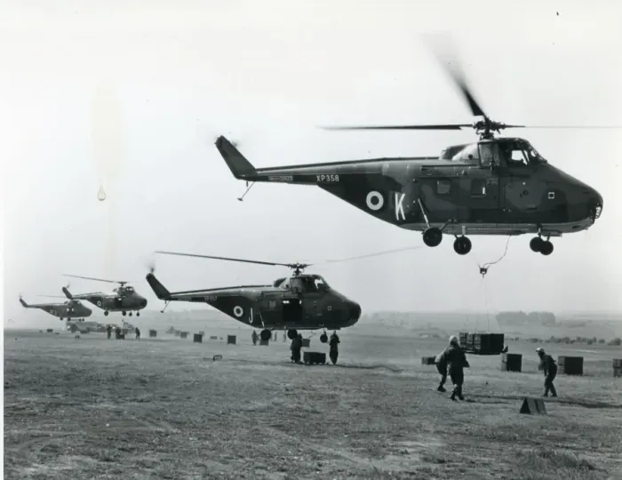 Framed Print : Four Westland Whirlwind HARMk10s Framed Print : Four Westland Whirlwind HARMk10s