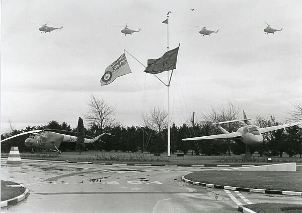 Four Westland Whirlwinds of No. 2 Flying Training School?