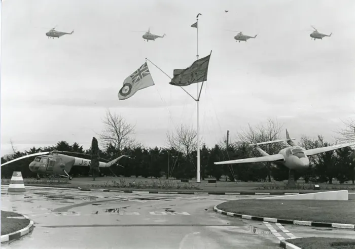 Framed Print : Four Westland Whirlwinds of No. 2 Flying Training School? Framed Print : Four Westland Whirlwinds of No. 2 Flying Training School?