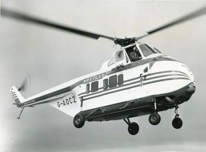 Framed Print : Westland WS-55 Series 2, G-AOCZ, a Westland demonstrator Framed Print : Westland WS-55 Series 2, G-AOCZ, a Westland demonstrator