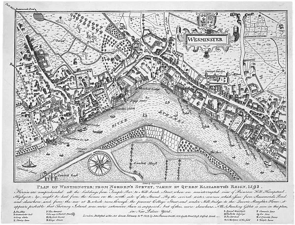 Westminster  /  1593  /  Map