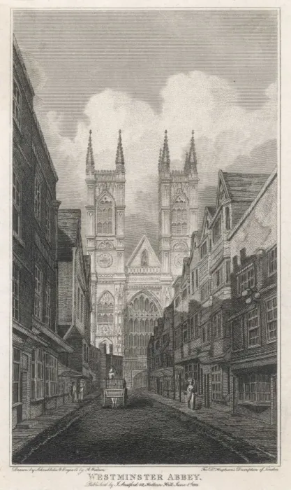Framed Print : Westminster Abbey / 1800 Framed Print : Westminster Abbey / 1800