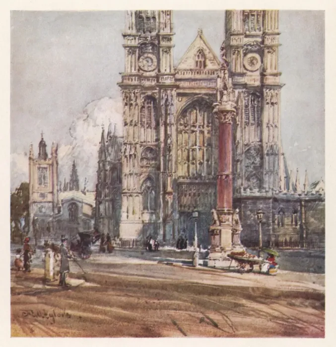 Framed Print : Westminster Abbey / 1904 Framed Print : Westminster Abbey / 1904