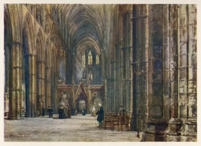 Framed Print : Westminster Abbey / 1904 Framed Print : Westminster Abbey / 1904