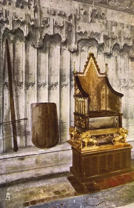 Framed Print : Westminster Abbey, London - The Coronation Chair Framed Print : Westminster Abbey, London - The Coronation Chair