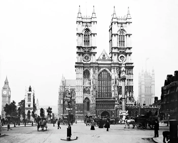 Framed Print : Westminster Abbey, London, early 1900s Framed Print : Westminster Abbey, London, early 1900s